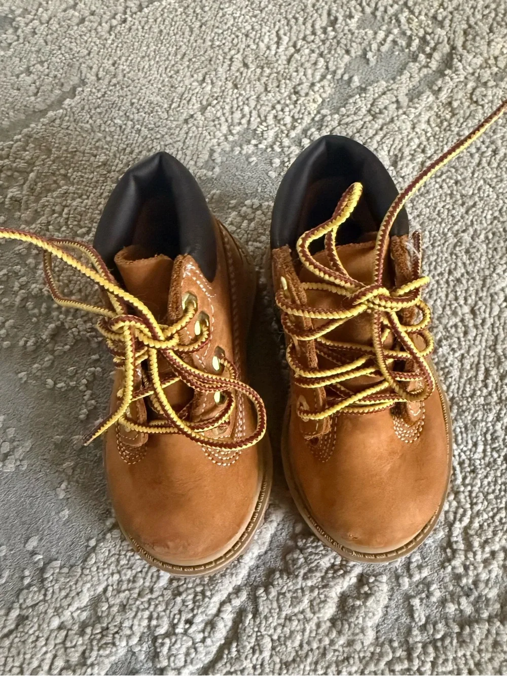 Timberland boots classic lace up leather waterproof toddler 5
